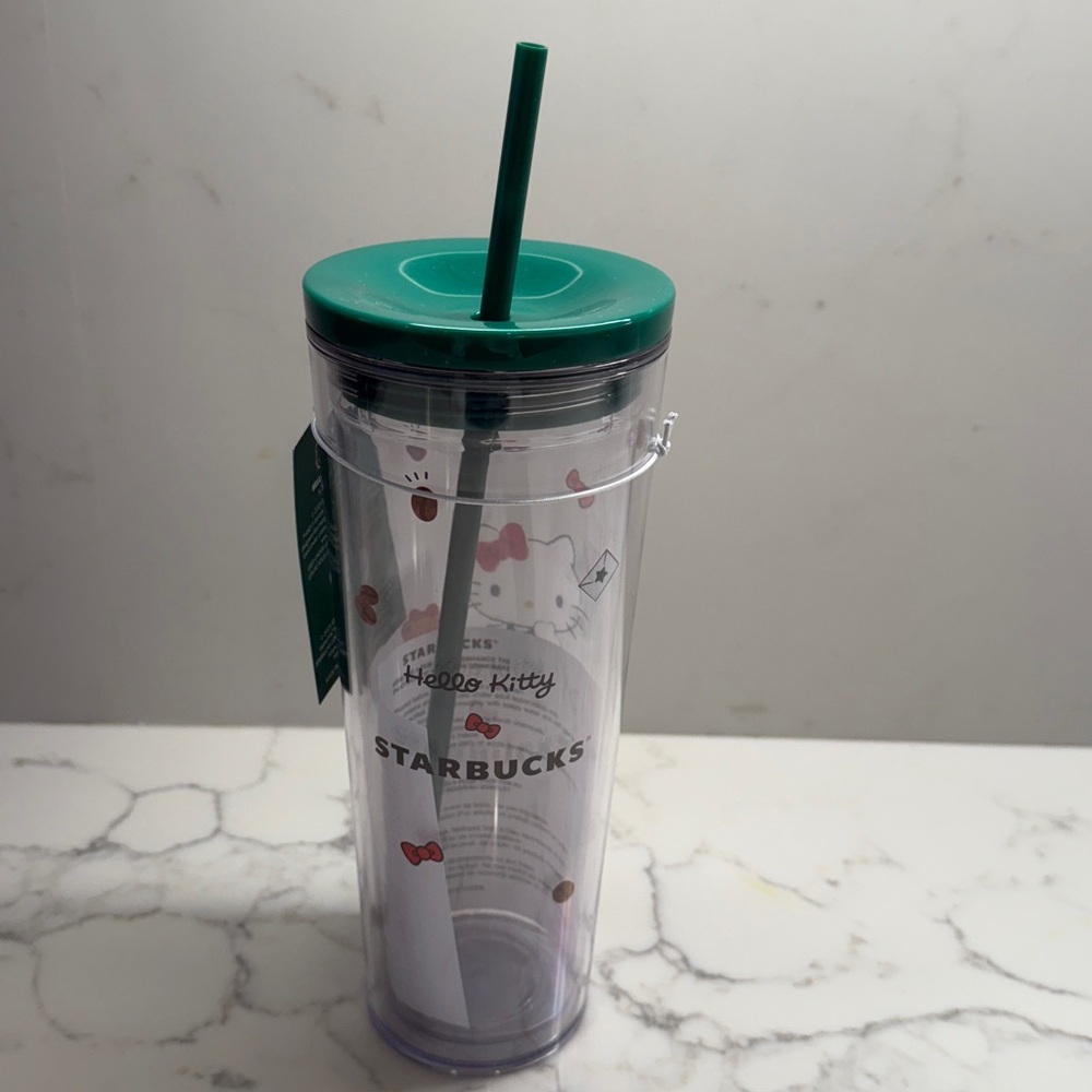 Starbucks Hello Kitty Tumbler - Green and Red - Picture 3 of 8